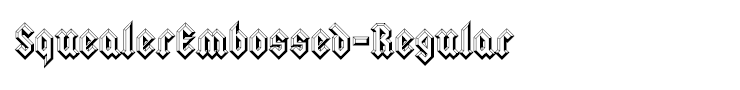 SquealerEmbossed-Regular