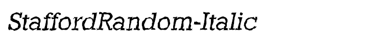 StaffordRandom-Italic