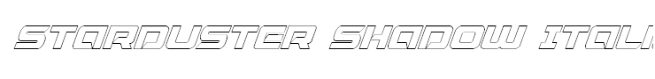 Starduster Shadow Italic