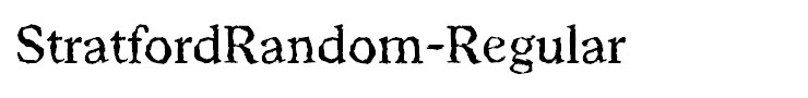 StratfordRandom-Regular