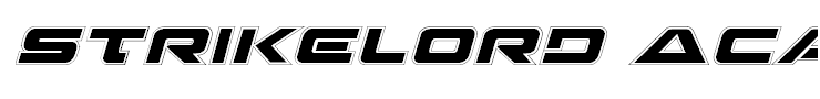 Strikelord Academy Italic