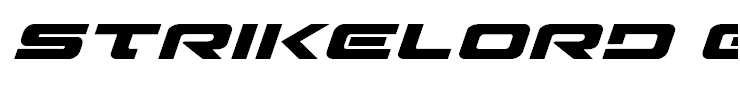 Strikelord Expanded Italic