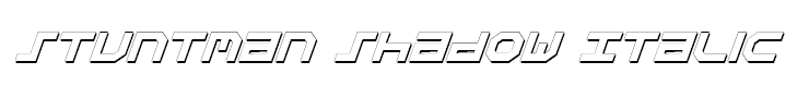Stuntman Shadow Italic