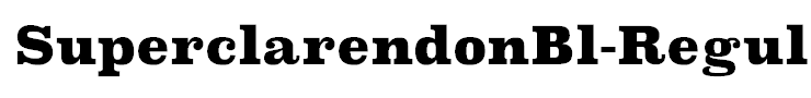 SuperclarendonBl-Regular