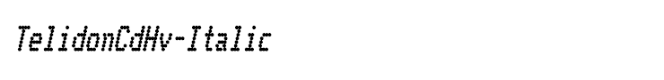 TelidonCdHv-Italic