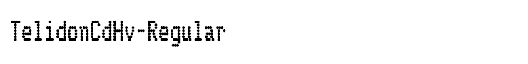 TelidonCdHv-Regular