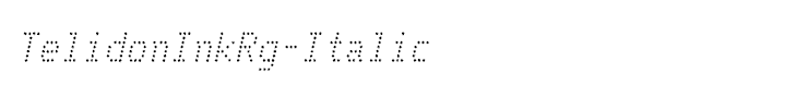 TelidonInkRg-Italic