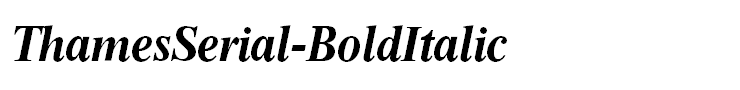 ThamesSerial-BoldItalic
