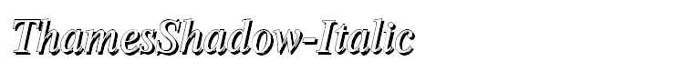 ThamesShadow-Italic