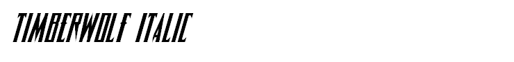 Timberwolf Italic