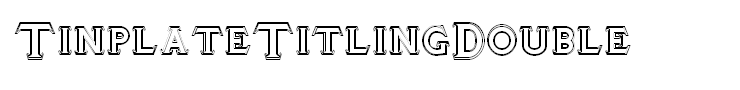TinplateTitlingDouble