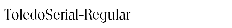 ToledoSerial-Regular