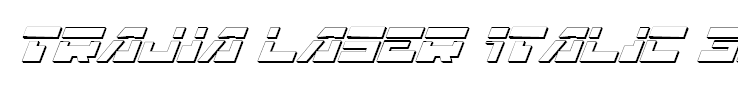 Trajia Laser Italic 3D