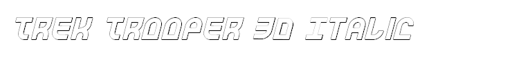 Trek Trooper 3D Italic