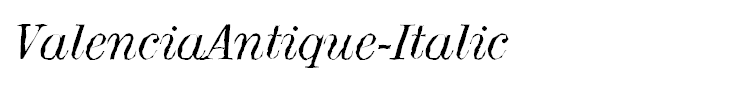ValenciaAntique-Italic