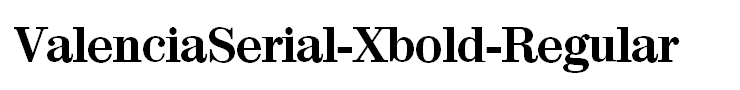 ValenciaSerial-Xbold-Regular
