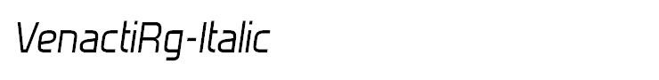VenactiRg-Italic