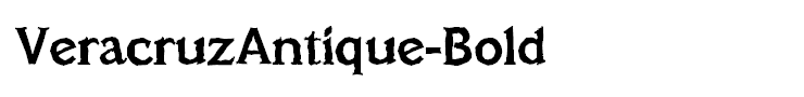 VeracruzAntique-Bold