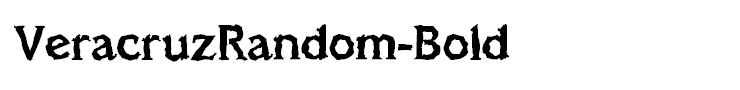 VeracruzRandom-Bold