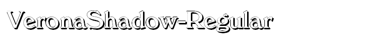 VeronaShadow-Regular