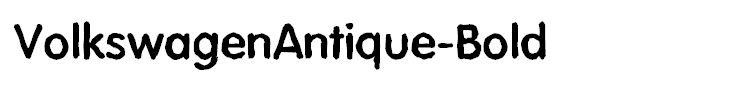VolkswagenAntique-Bold