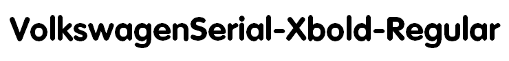 VolkswagenSerial-Xbold-Regular