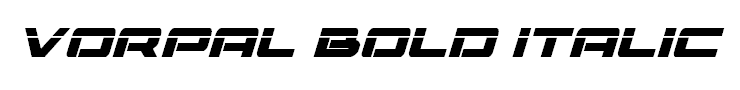 Vorpal Bold Italic