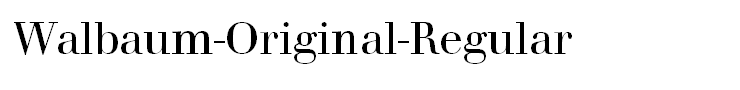 Walbaum-Original-Regular