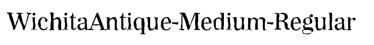 WichitaAntique-Medium-Regular