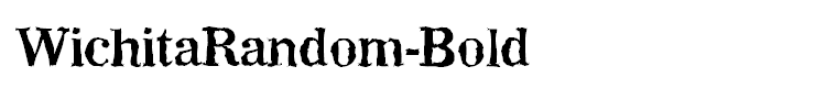 WichitaRandom-Bold