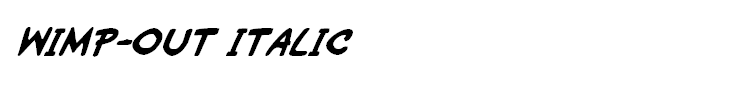 Wimp-Out Italic