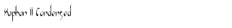 Xaphan II Condensed
