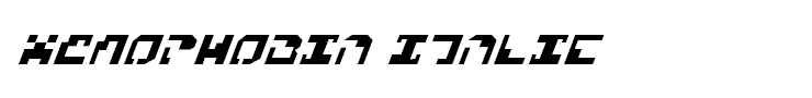 Xenophobia Italic