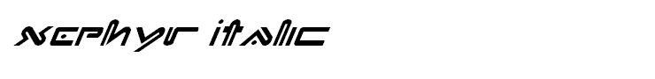 Xephyr Italic