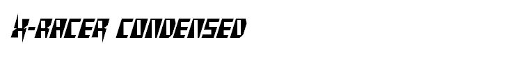 X-Racer Condensed