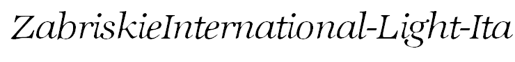 ZabriskieInternational-Light-Italic