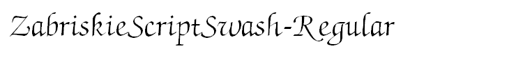 ZabriskieScriptSwash-Regular
