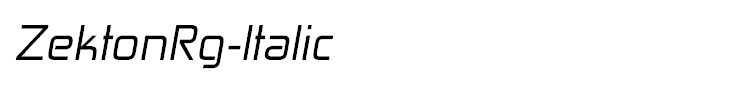ZektonRg-Italic