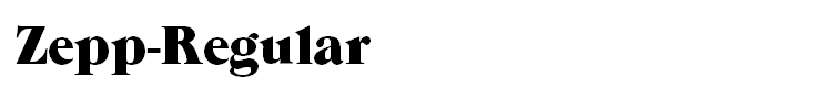 Zepp-Regular