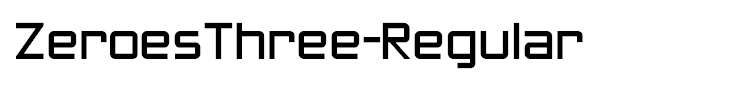 ZeroesThree-Regular