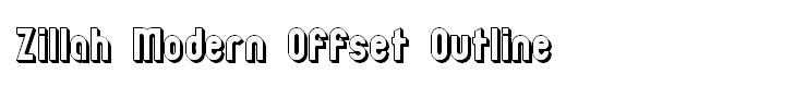 Zillah Modern Offset Outline